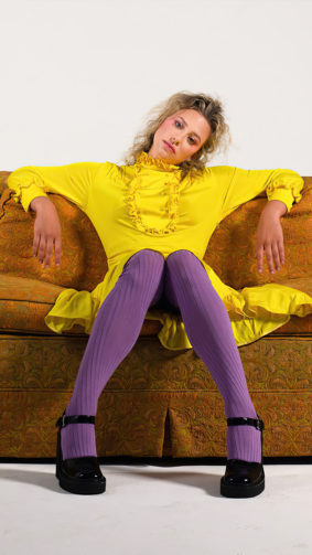 Lili Reinhart 2020 In Yellow Dress 4K Ultra HD Mobile Wallpaper