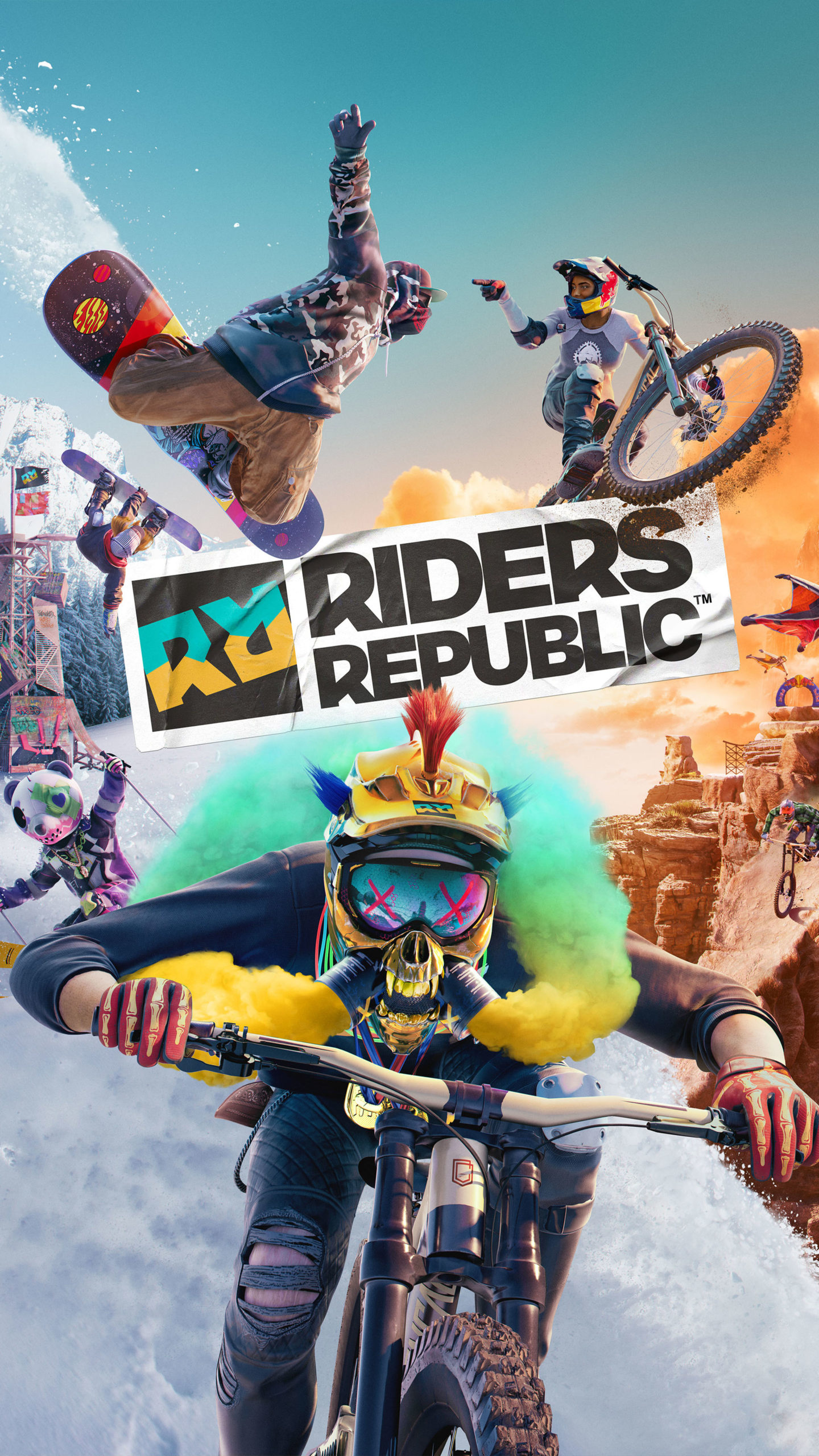 Riders Republic Game Poster 4K Ultra HD Mobile Wallpaper