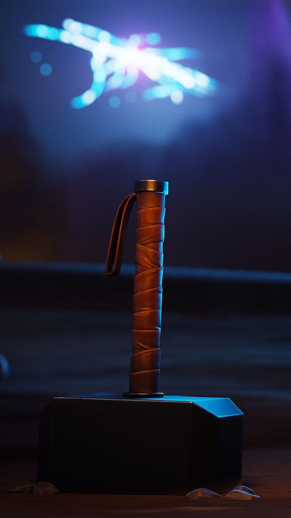 Thor Hammer Fortnite 4K Ultra HD Mobile Wallpaper