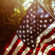 American (USA) Flag Sunray 4K Ultra HD Mobile Wallpaper