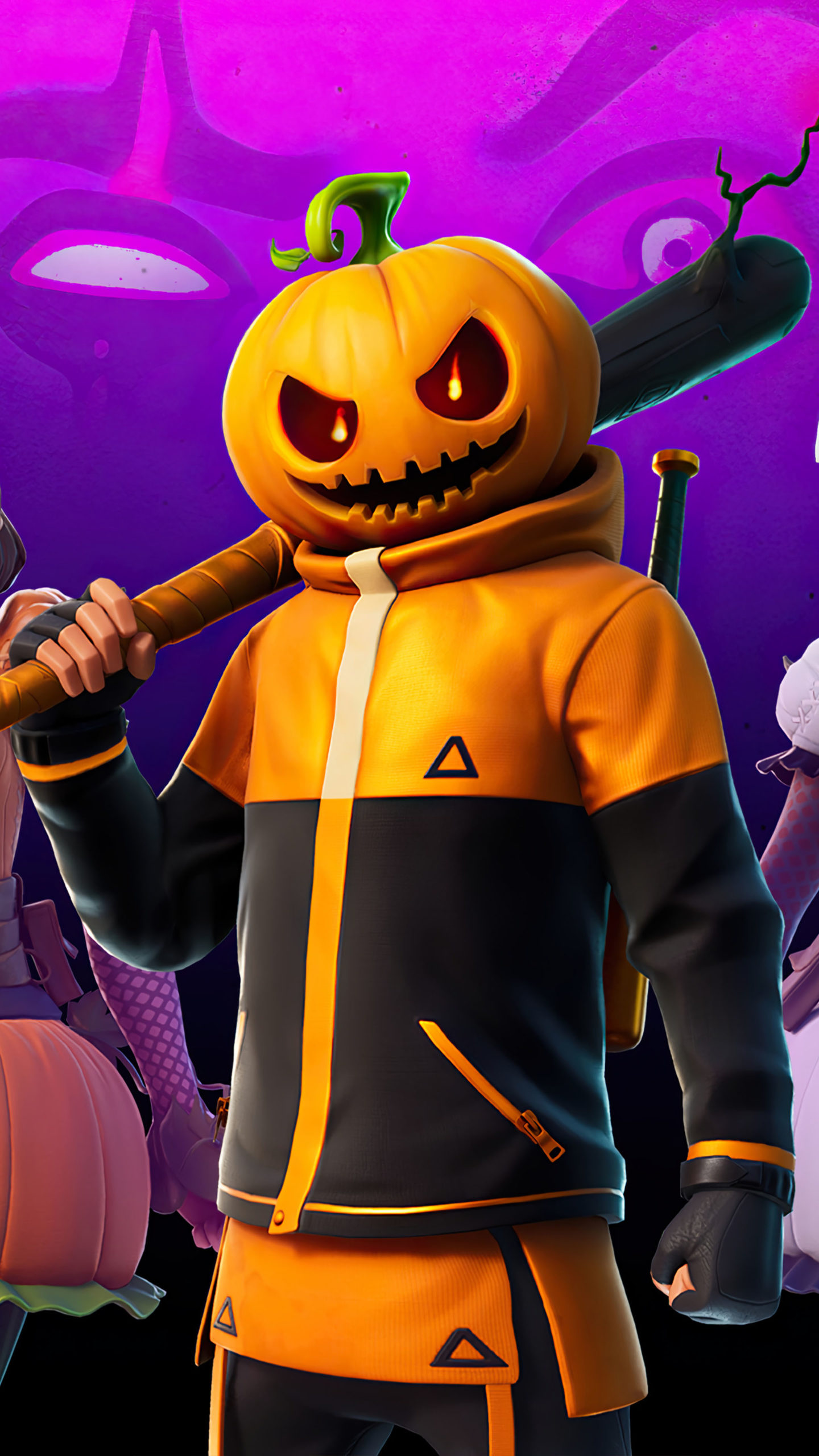 Carving Crew Set Fortnite Fortnitemares 4K Ultra HD Mobile Phone Wallpaper