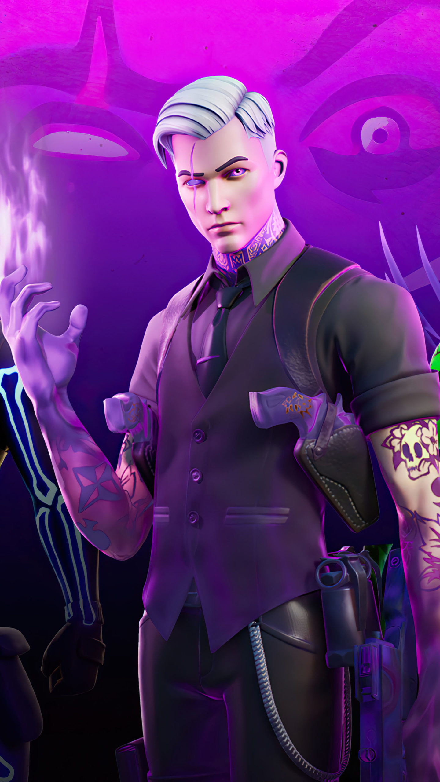 Dark Midas Party Trooper Fortnite Fortnitemares 4K Ultra ... - 1440 x 2560 jpeg 449kB