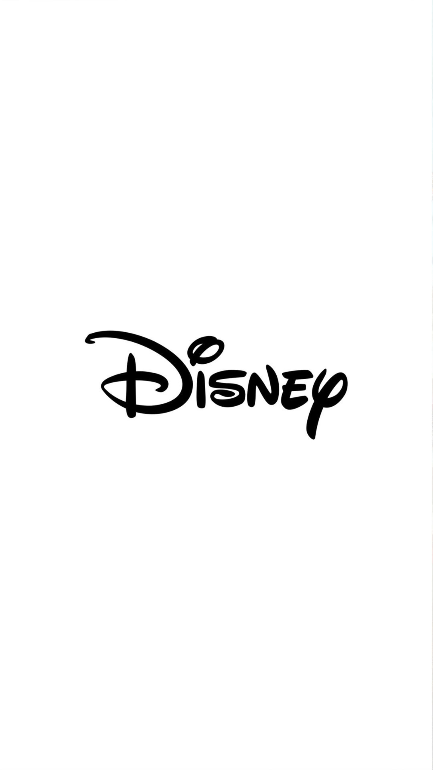 Disney Logo White Background 4K Ultra HD Mobile Wallpaper