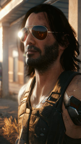 Keanu Reeves Cyberpunk 2077 2020 4K Ultra HD Mobile Wallpaper