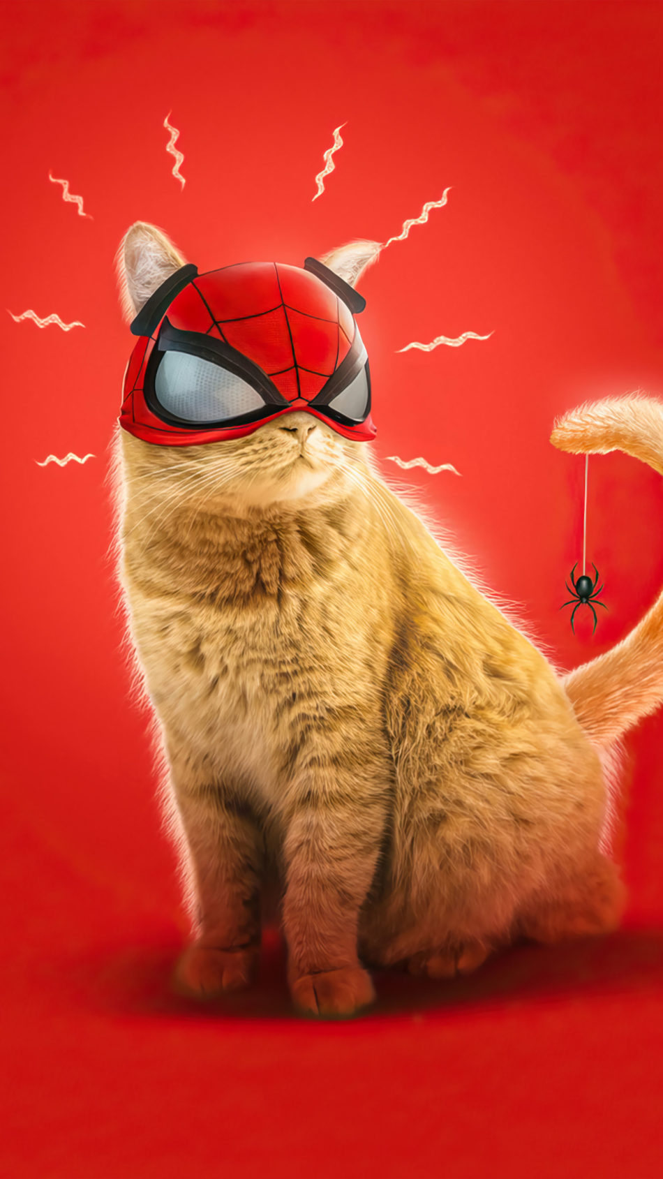 Spider-cat In Spider-man Miles Morales 4K Ultra HD Mobile Wallpaper