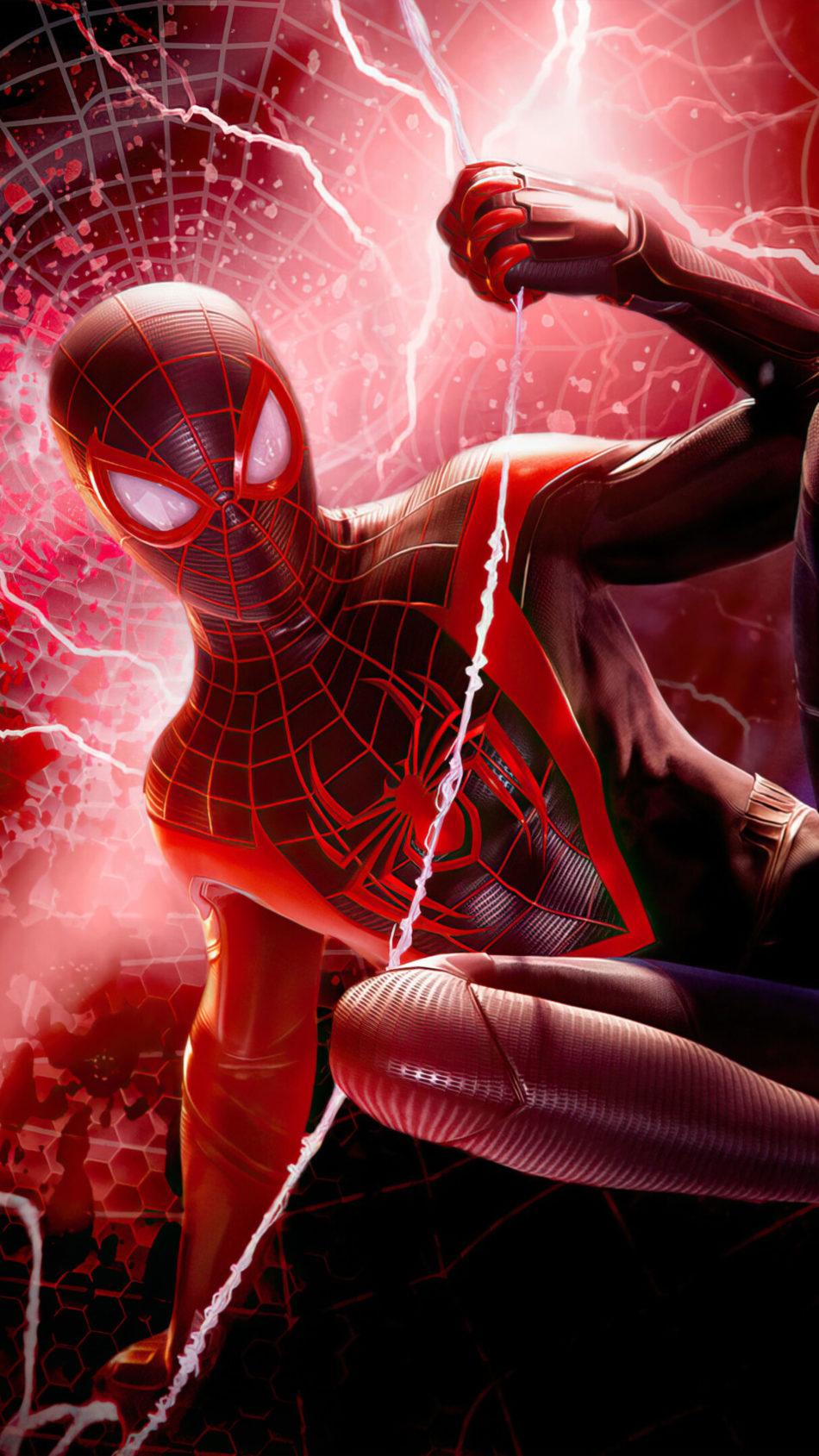 Spider-man Miles Morales Game Action 4K Ultra HD Mobile Wallpaper