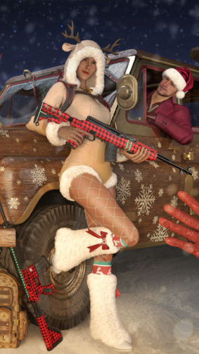 Christmas Skins Playerunknown's Battlegrounds Season 10 4K Ultra HD Mobile Wallpaper