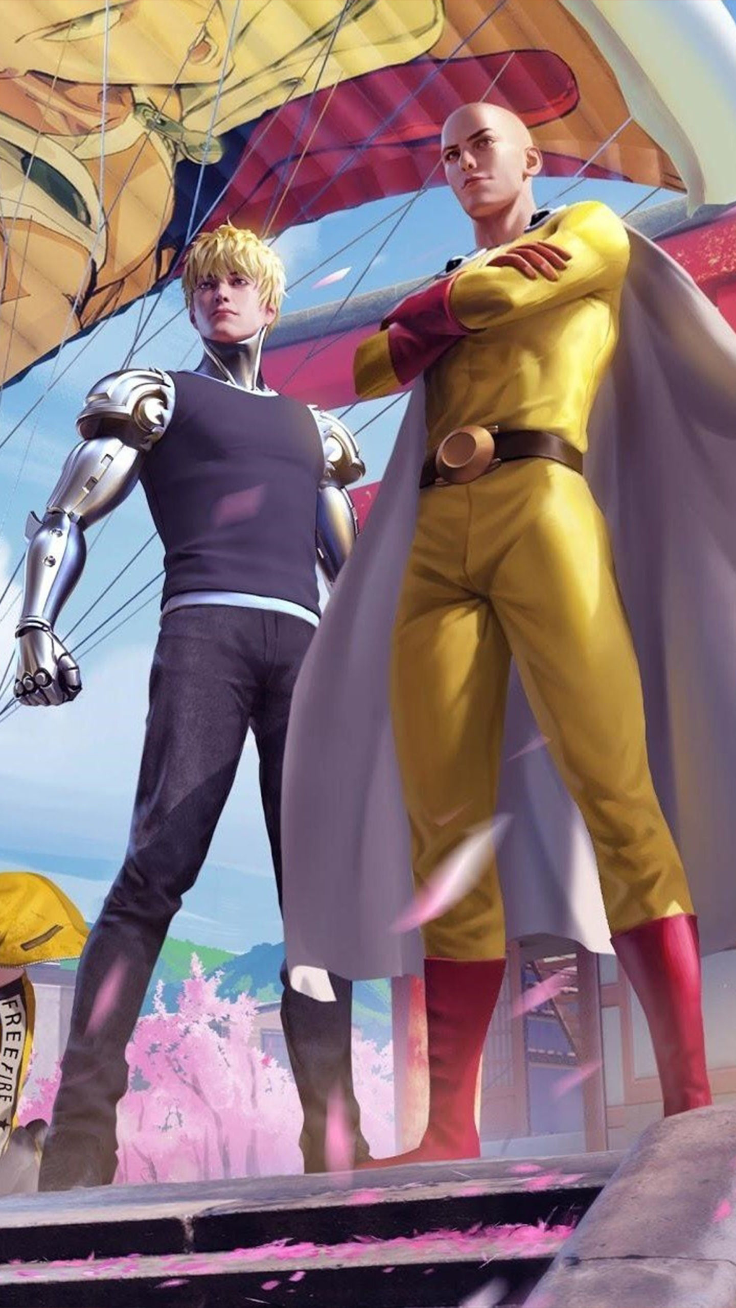 One Punch Man Garena Free Fire 4K Ultra HD Mobile Wallpaper One Punch Man Garena Free Fire 4K Ultra HD Mobile Wallpaper