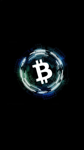 Bitcoin Cryptocurrency Dark Background 4K Ultra HD Mobile Wallpaper
