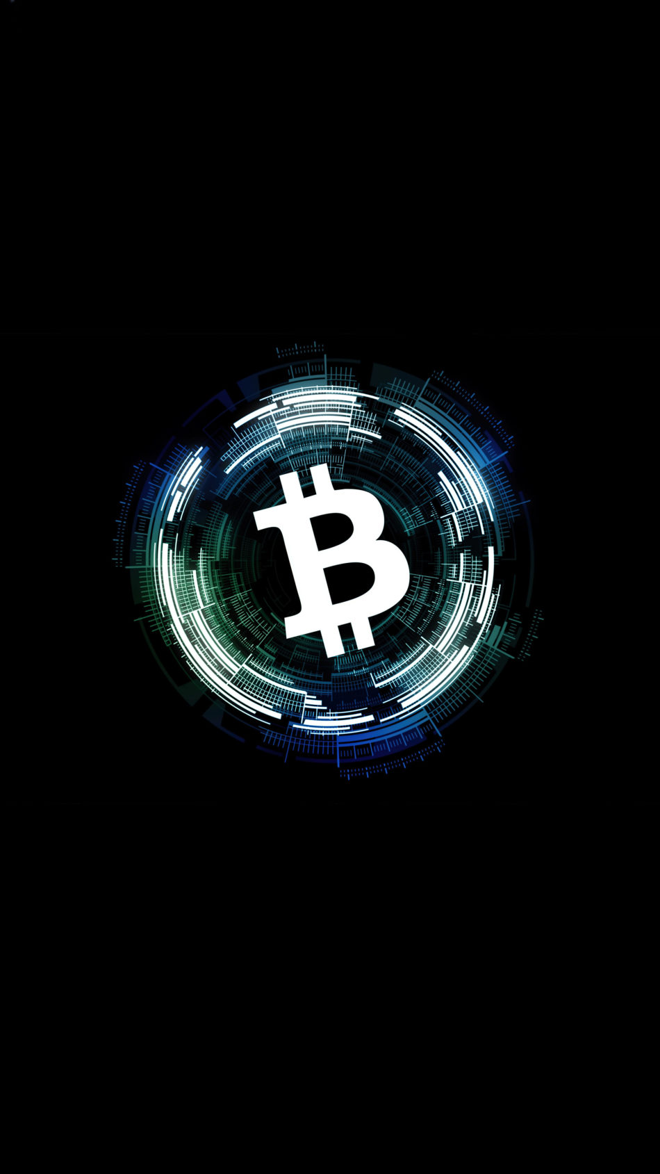 Bitcoin Cryptocurrency Dark Background 4K Ultra HD Mobile Wallpaper
