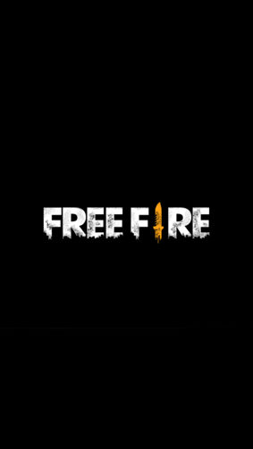 Free Fire Logo Dark Background 4K Ultra HD Mobile Wallpaper