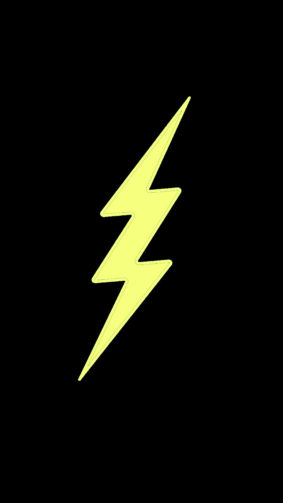 Yellow Flash Dark Background 4K Ultra HD Mobile Wallpaper