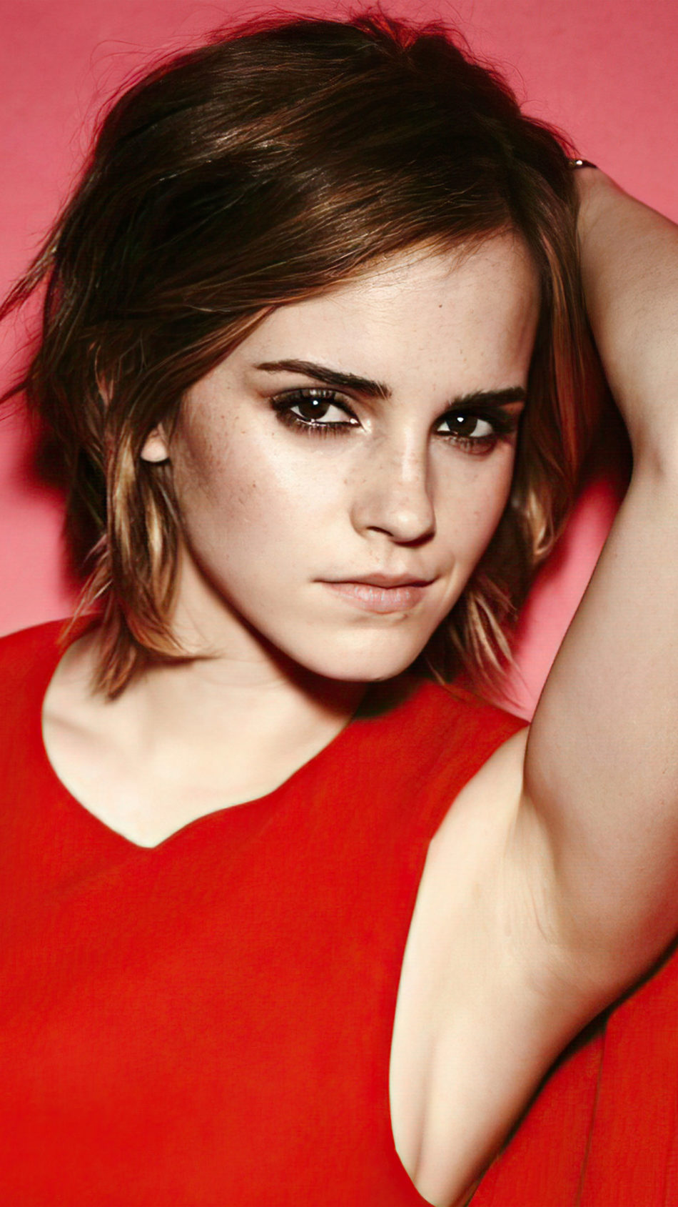Emma Watson In Beautiful Red Dress 4K Ultra HD Mobile ...
