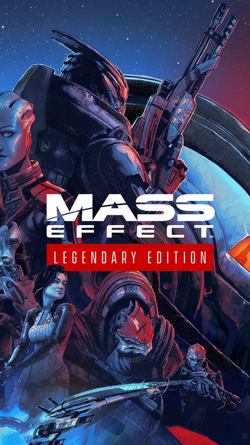 Mass Effect Legendary Edition Game Poster 4K Ultra HD Mobile Wallpaper