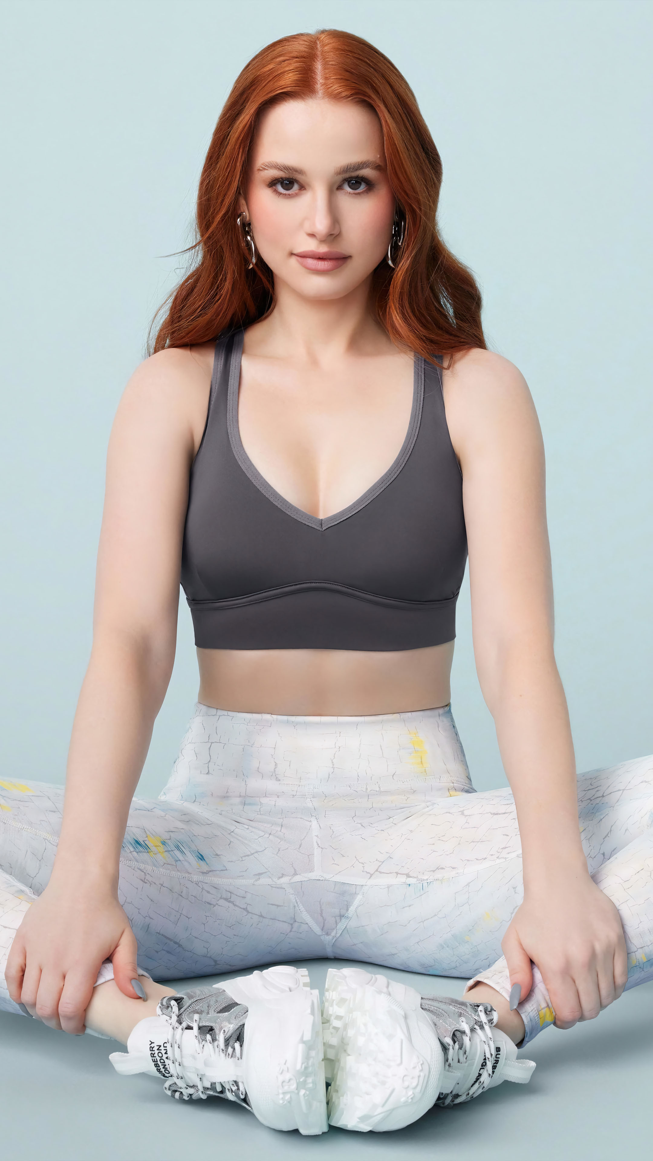 Madelaine Petsch In Gym Suit 4K Ultra HD Mobile Wallpaper