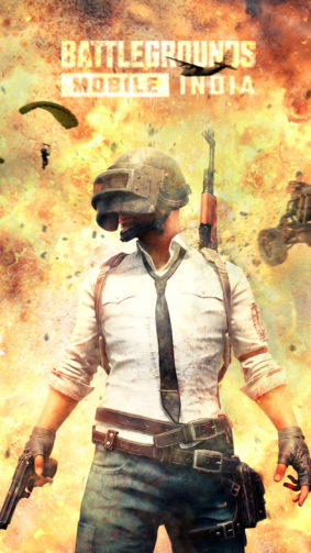 Helmet Guy Battlegrounds Mobile India 4K Ultra HD Mobile Wallpaper