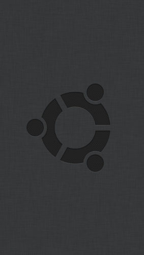 Ubuntu Logo Black 4K Ultra HD Mobile Wallpaper