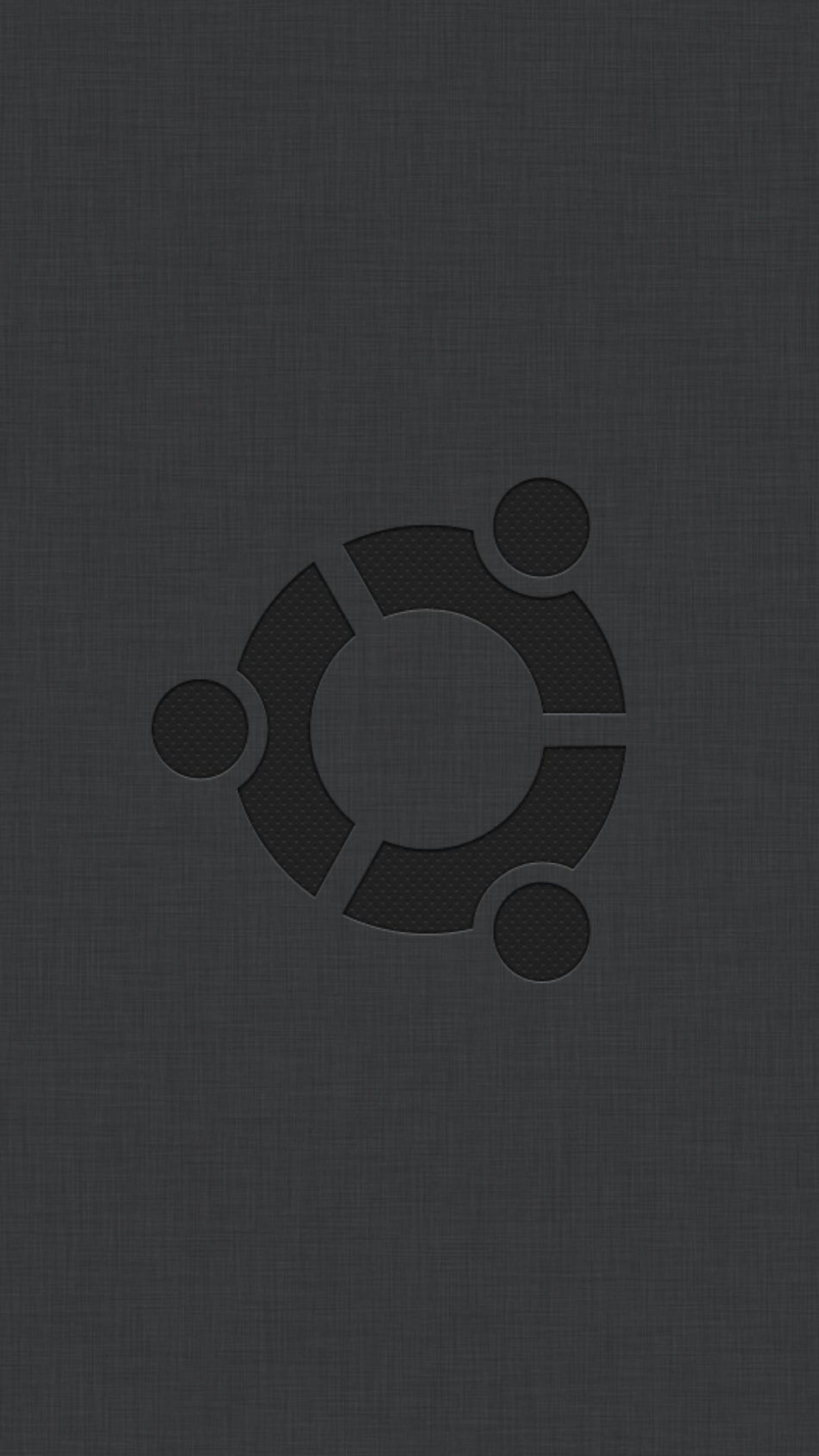 Ubuntu Logo Black 4K Ultra HD Mobile Wallpaper