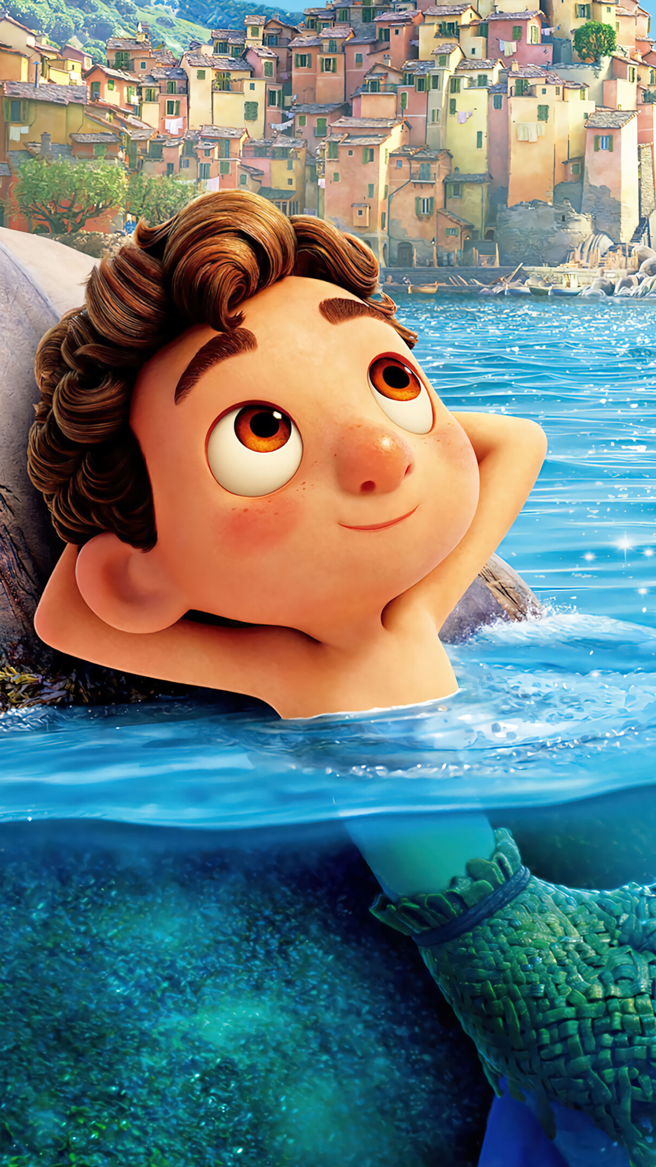 Luca Giulia and Alber cloud sky disney pixar Luca HD phone wallpaper   Peakpx