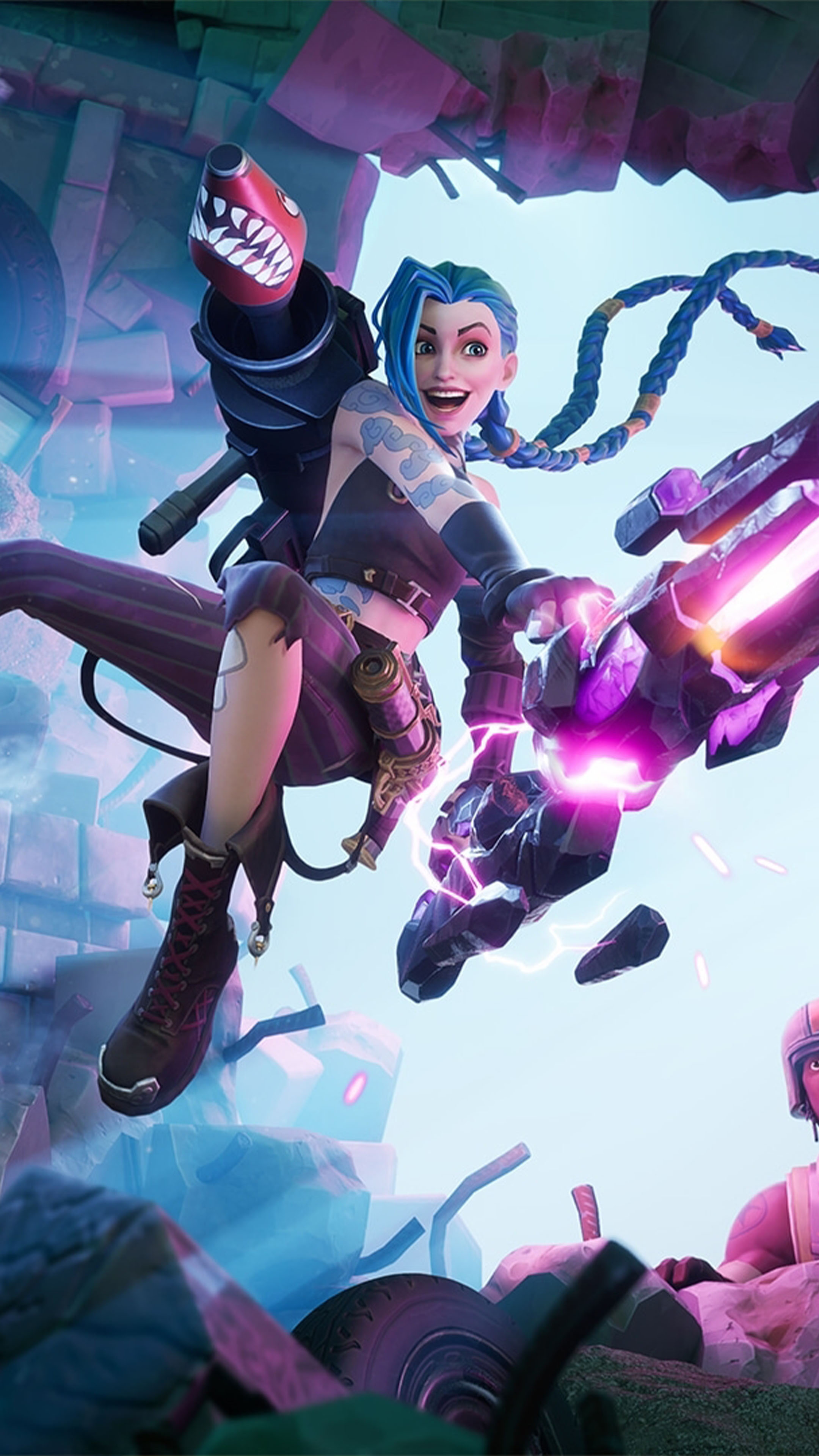 Jinx Fortnite 4K Ultra HD Mobile Wallpaper Jinx Fortnite 4K Ultra HD Mobile Wallpaper