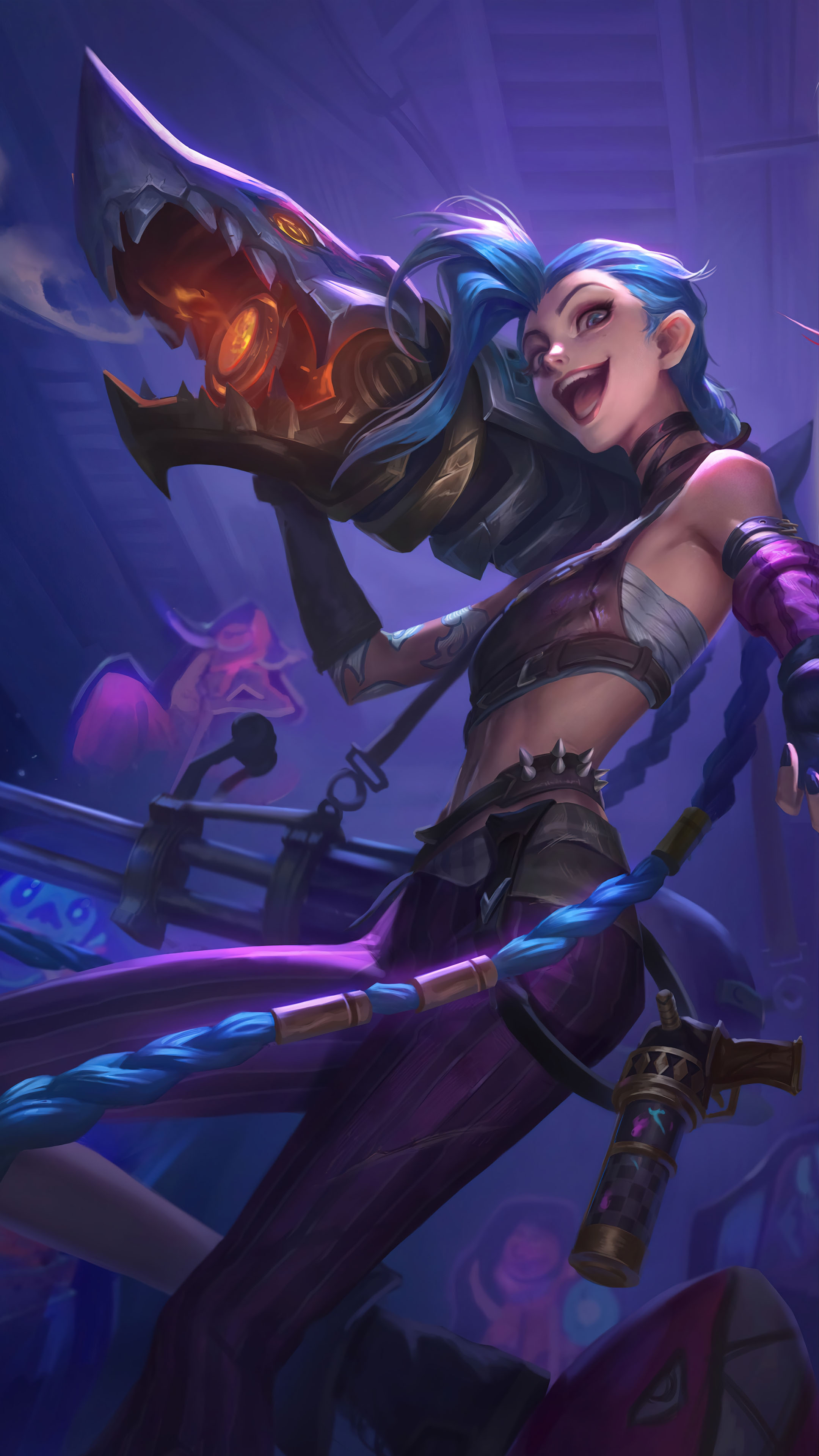 Hình nền  liên minh Huyền Thoại xăm hình Jinx League of Legends Ảnh  chụp màn hình Hình nền máy tính 1920x1080  alex93s  162826  Hình nền  đẹp hd  WallHere