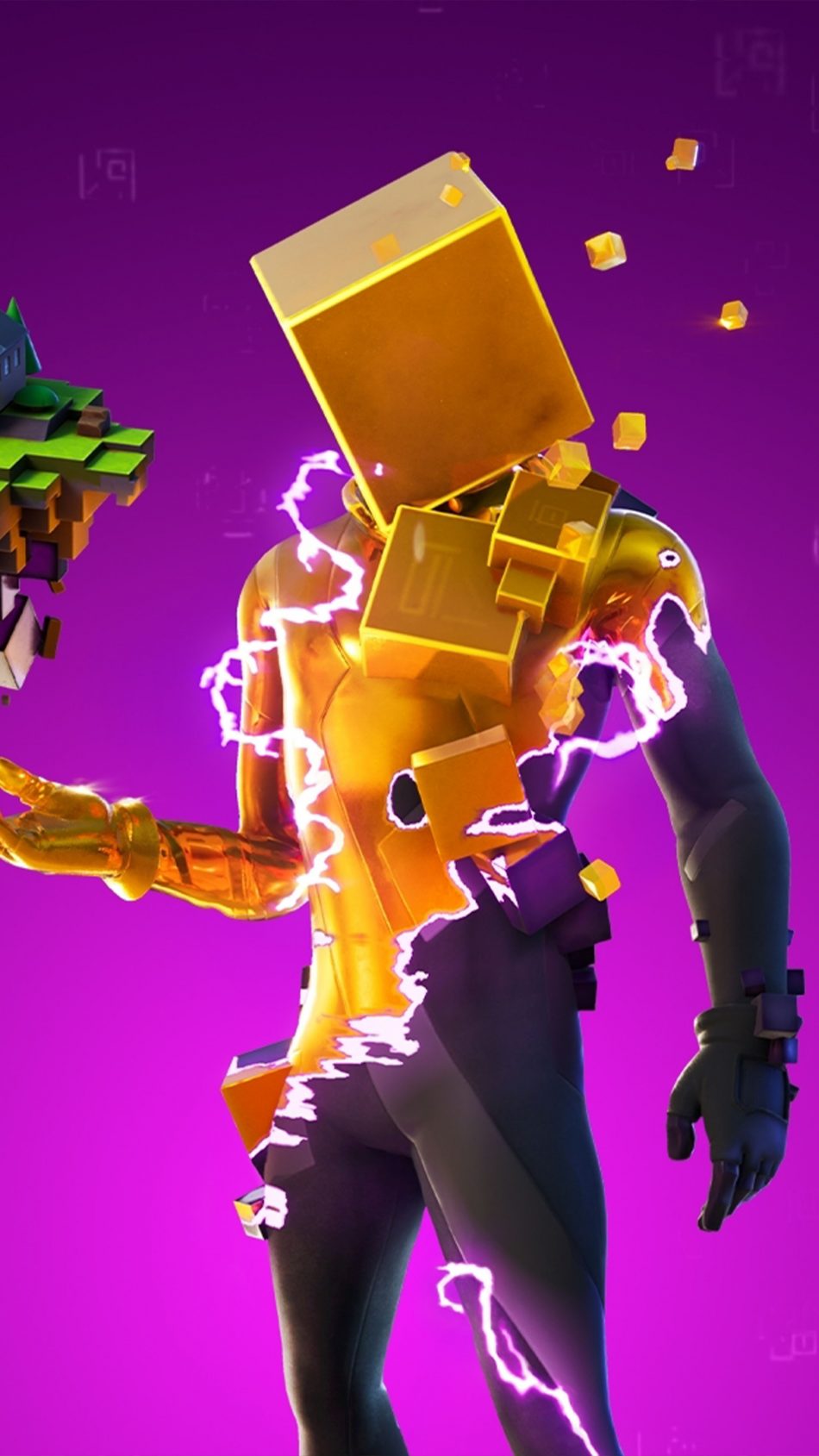 Geometrik Fortnite 4K Ultra HD Mobile Wallpaper