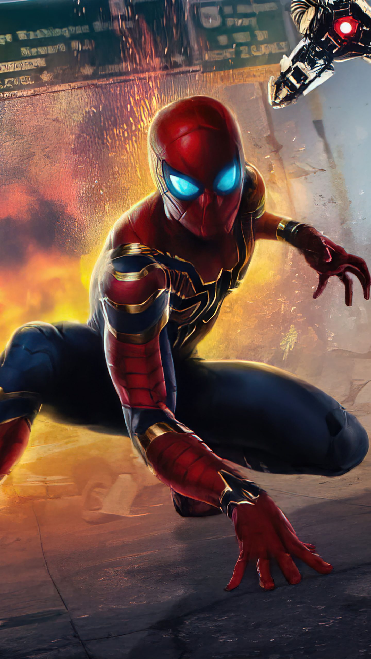 Spider-Man Explosion No Way Home 4K Ultra HD Mobile Wallpaper Spider-Man Explosion No Way Home 4K Ultra HD Mobile Wallpaper