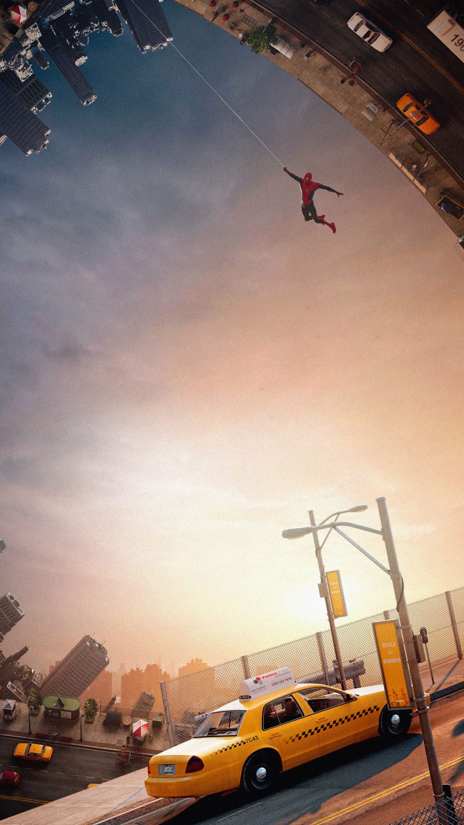 Spider-Man Flying No Way Home 4K Ultra HD Mobile Wallpaper