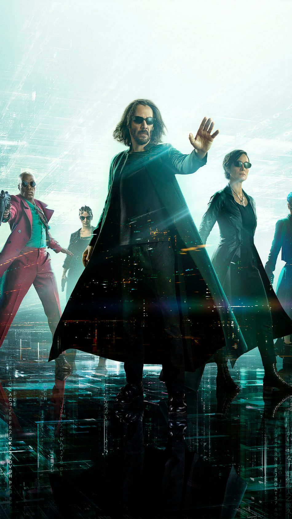 The Matrix Resurrections Poster Keanu Reeves 4K Ultra HD Mobile Wallpaper