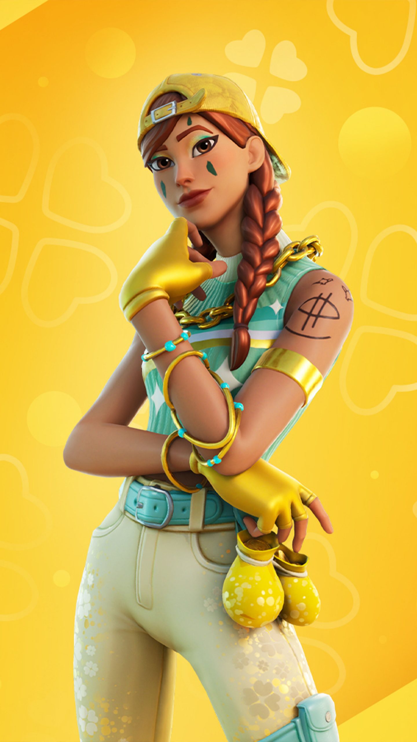 Aura Fortnite 4K Ultra HD Mobile Wallpaper For IPhone Android