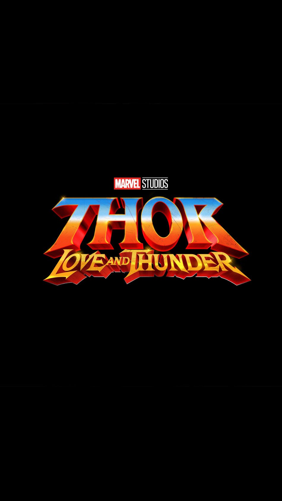 Thor - Love And Thunder Logo Background 4K Ultra HD Mobile Wallpaper