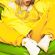Billie Eilish In Yellow Dress Sitting On Green Sofa 4K Ultra HD Mobile Wallpaper