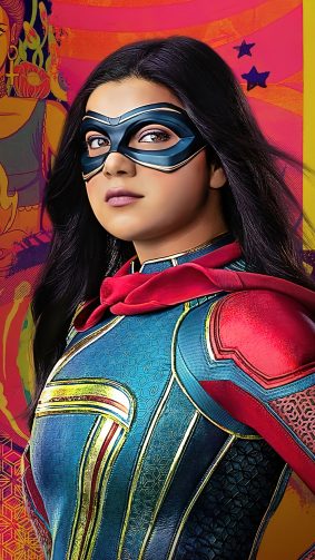 Iman Vellani As Ms Marvel Disney 4K Ultra HD Mobile Wallpaper