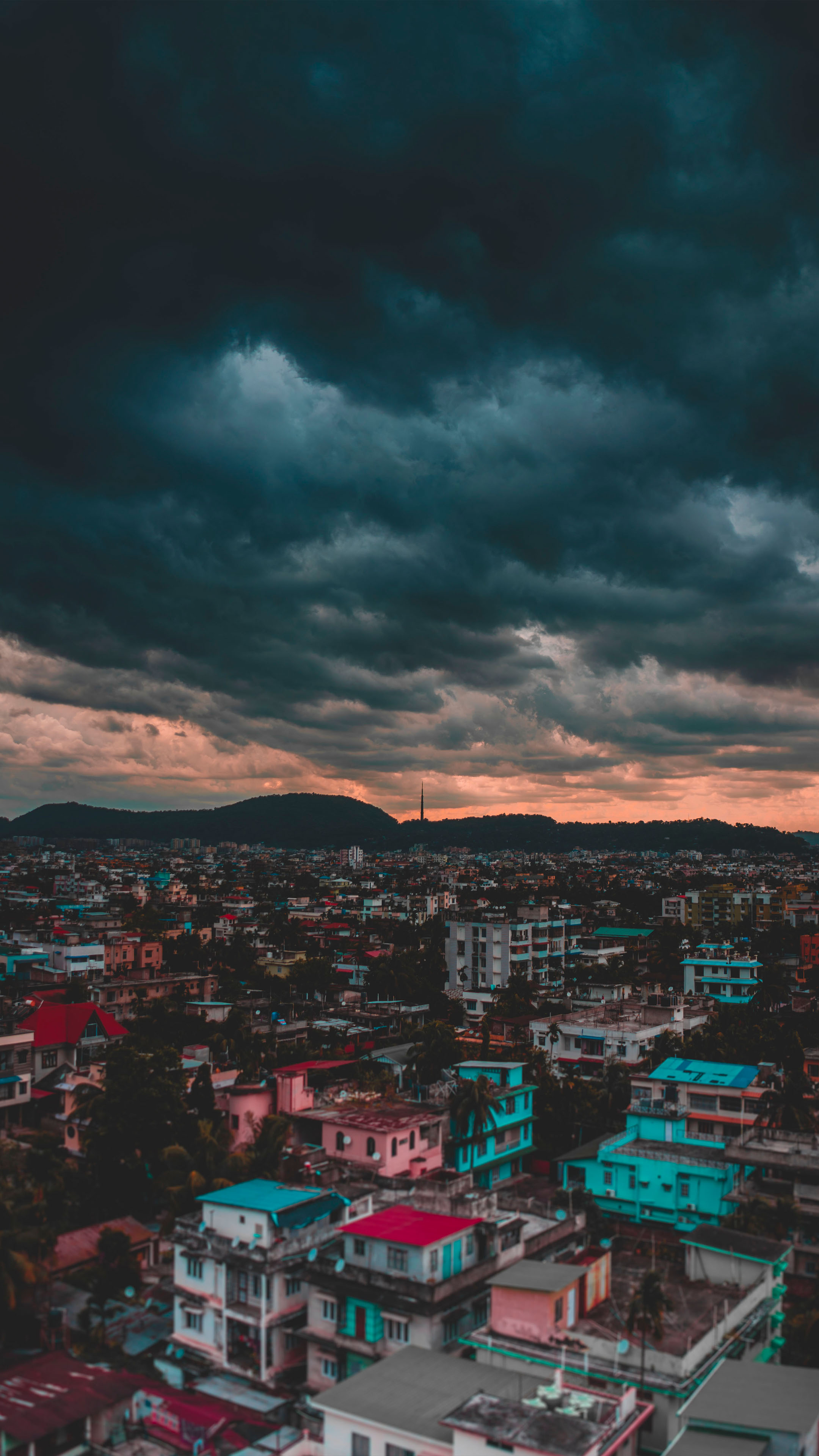 Cityscape Dark Cloud 4K Ultra HD Mobile Wallpaper Cityscape Dark Cloud 4K Ultra HD Mobile Wallpaper