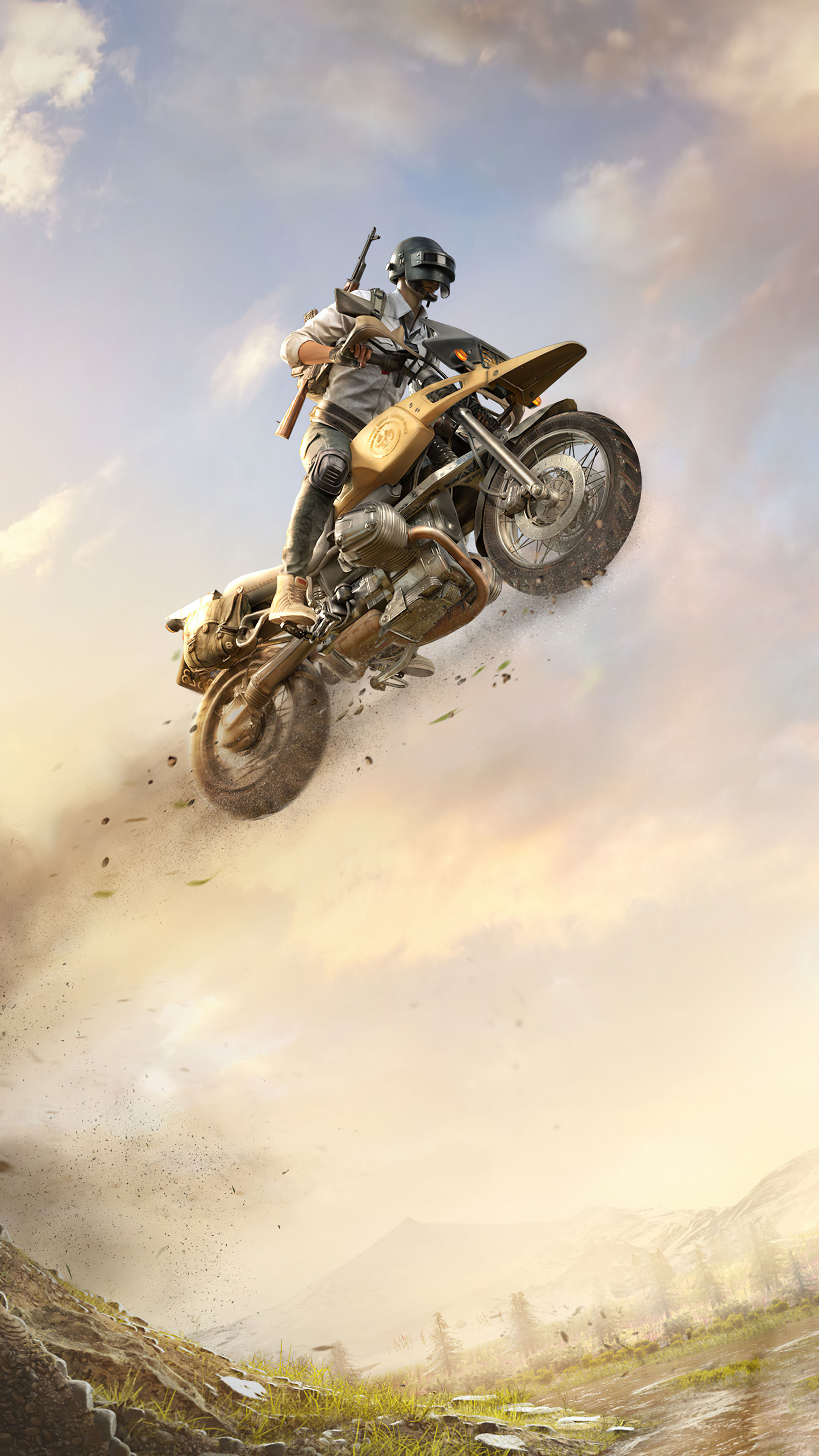 Victor Bike Fly PUBG Mobile 4K Ultra HD Mobile Wallpaper Victor Bike Fly PUBG Mobile 4K Ultra HD Mobile Wallpaper