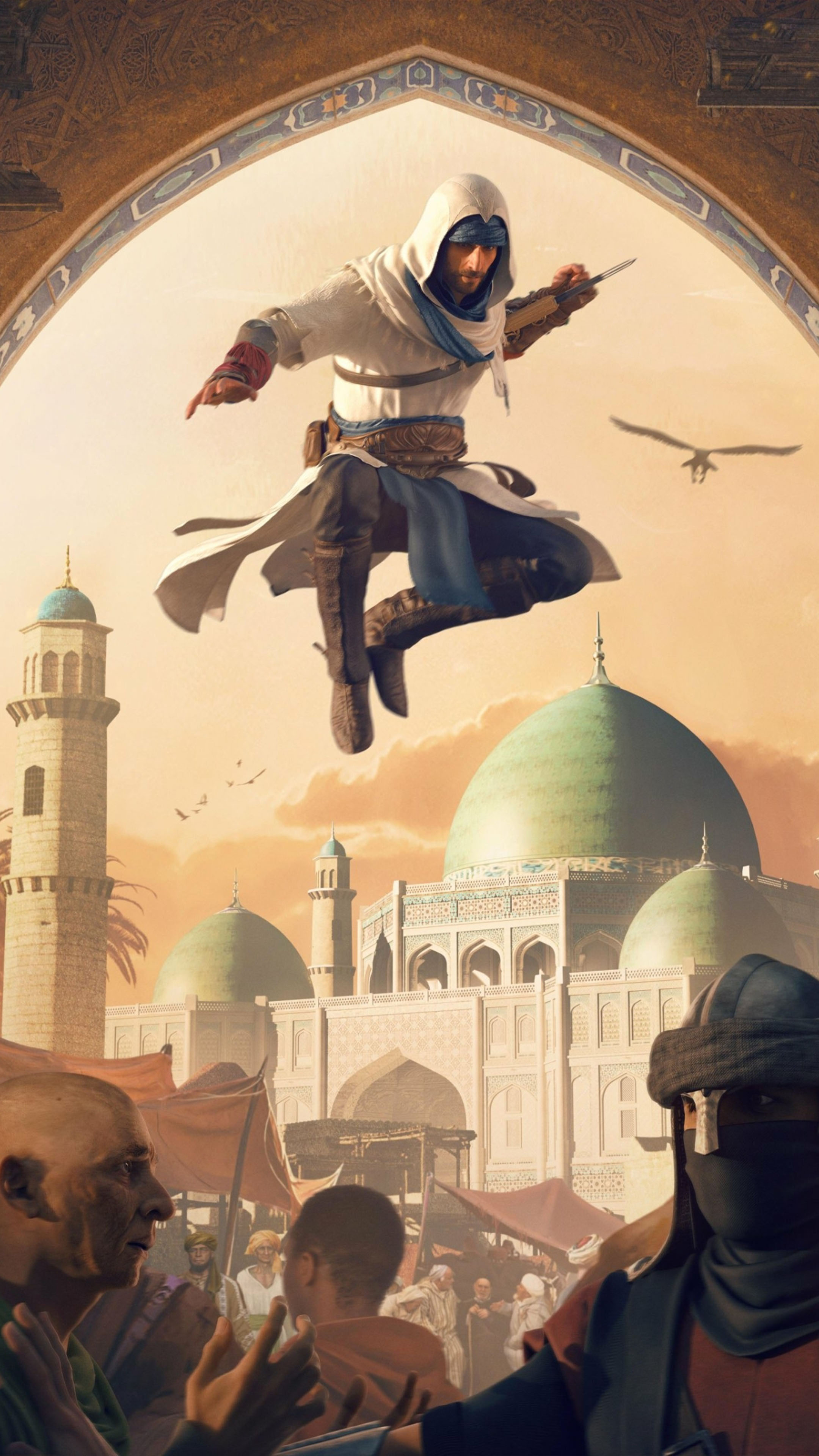 Assassin's Creed Mirage Game Poster 4K Ultra HD Mobile Wallpaper