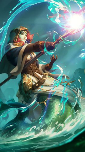 Nami Cleric Legends of Runeterra 4K Ultra HD Mobile Wallpaper