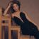 Shakira In Black Dress Wood Steps Photoshoot 4K Ultra HD Mobile Wallpaper