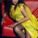 Rihanna In Yellow Dress 2023 Photoshoot Dark Background 4K Ultra HD Mobile Wallpaper