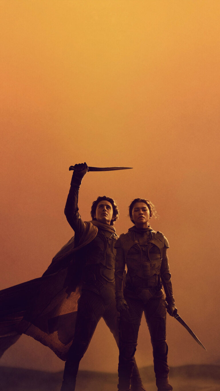 Dune Part Two Movie Poster 4K Ultra HD Mobile Phone Wallpaper