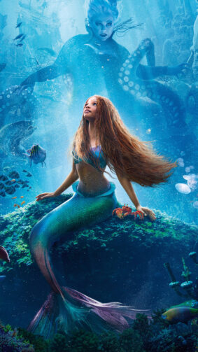 Halle Bailey As Ariel In The Little Mermaid 2023 4K Ultra HD Mobile Wallpaper