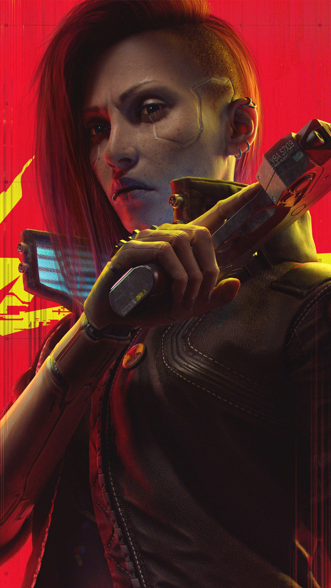 Cyberpunk 2077 Phantom Liberty Poster 4K Ultra HD Mobile Wallpaper