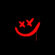 Drippy Smiley Red Dark Background 4K Ultra HD Mobile Wallpaper