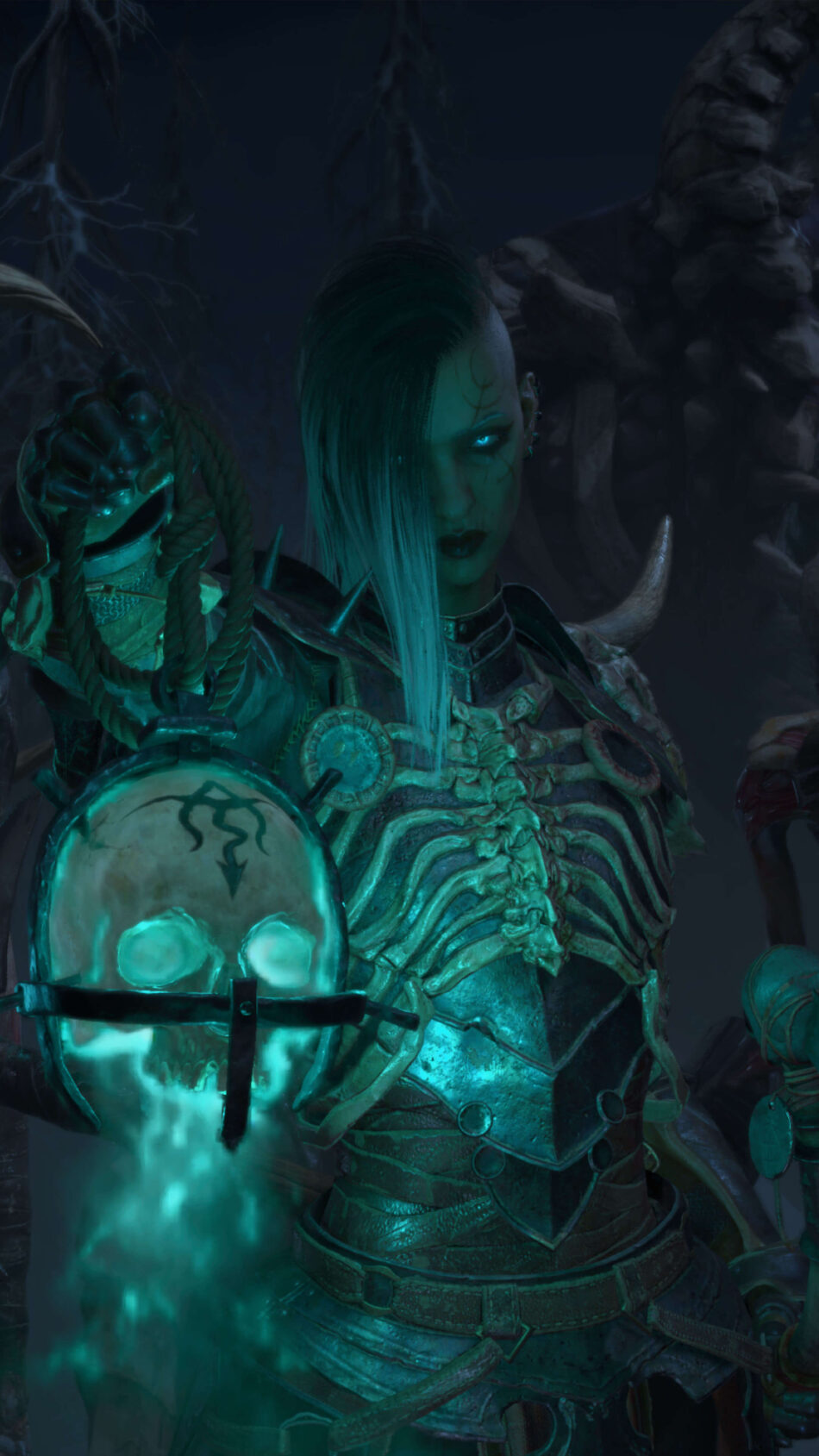 Necromancer In Diablo IV Game 4K Ultra HD Mobile Wallpaper