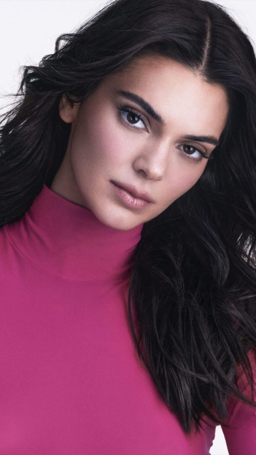 Kendall Jenner In Dark Pink Dress 2023 Photoshoot 4K Ultra HD Mobile ...