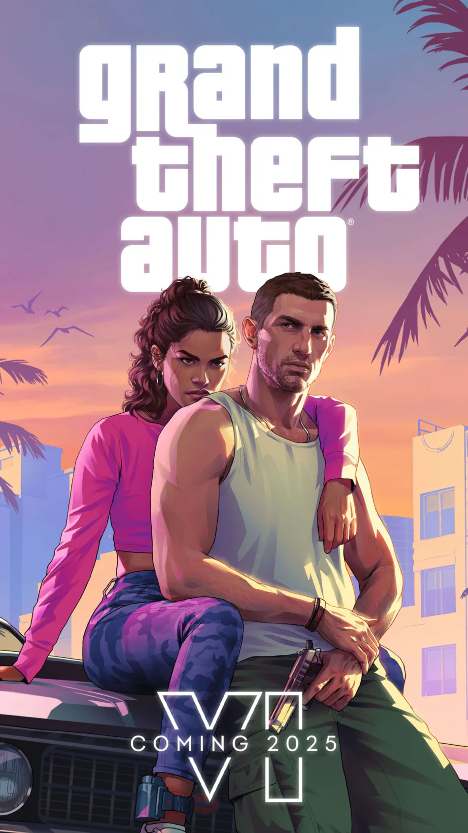 Grand Theft Auto (GTA) VI Poster 4K Ultra HD Mobile Wallpaper