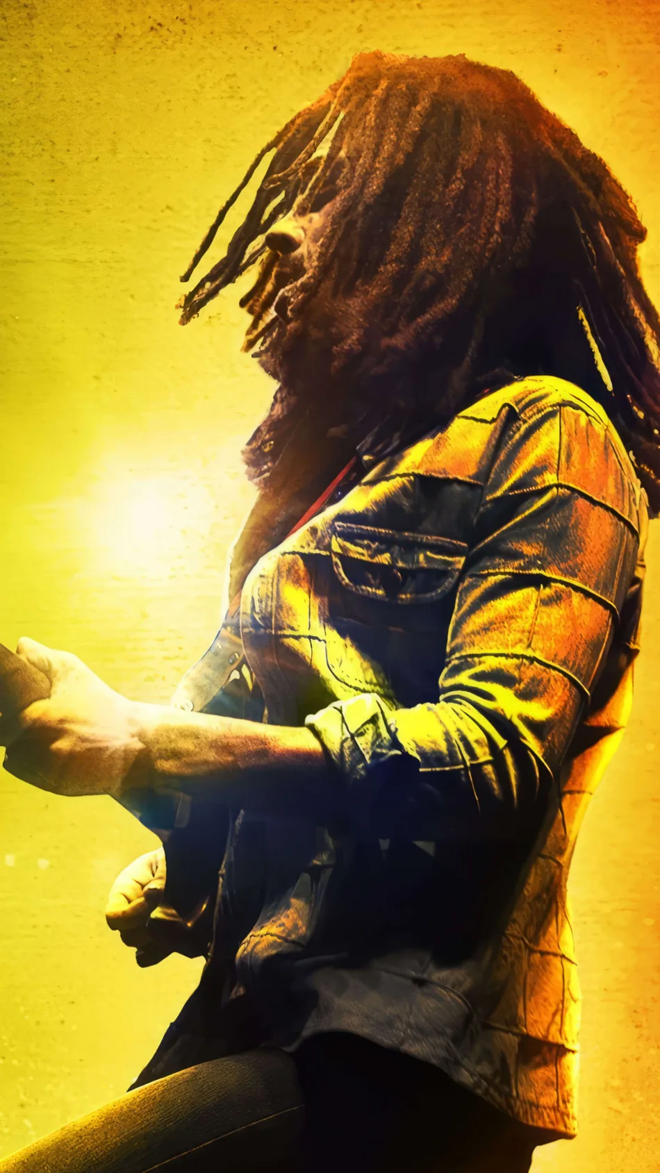 Kingsley Ben-Adir In Bob Marley - One Love 4K Ultra HD Mobile Wallpaper