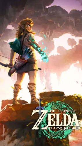 The Legend of Zelda Tears of The Kingdom Game Poster 4K Ultra HD Mobile Wallpaper