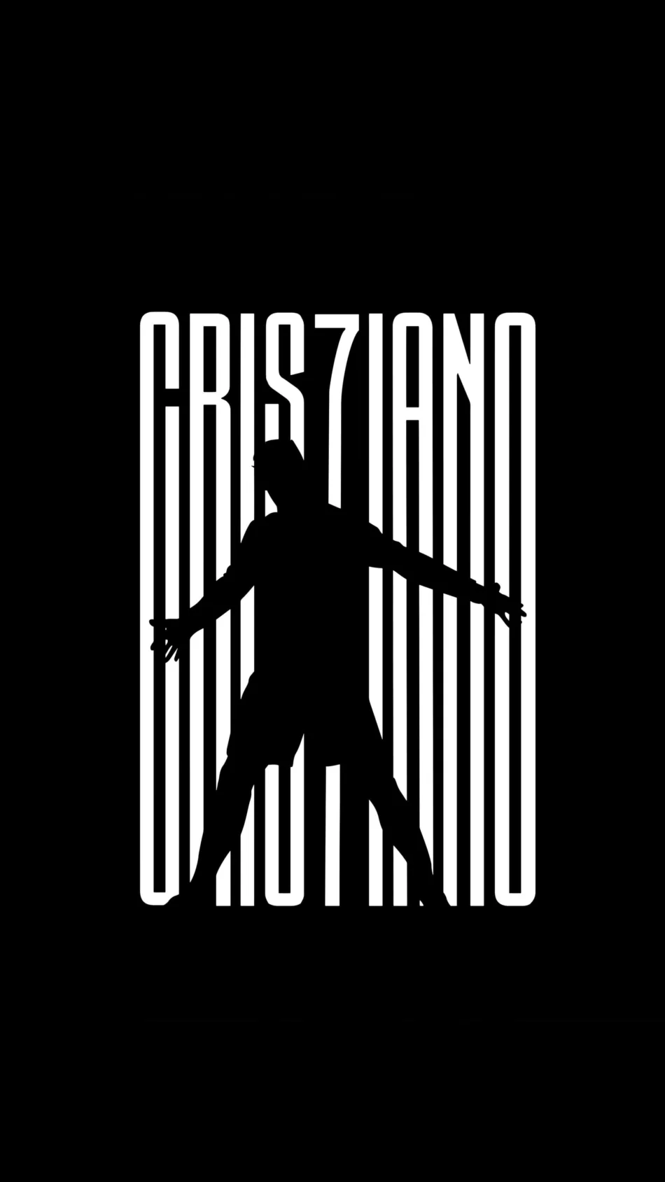 Cristiano Ronaldo Minimal Dark Background Artwork 4K Ultra HD Mobile Wallpaper