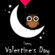 Happy Valentine's Day Owl Moon 4K Ultra HD Mobile Wallpaper